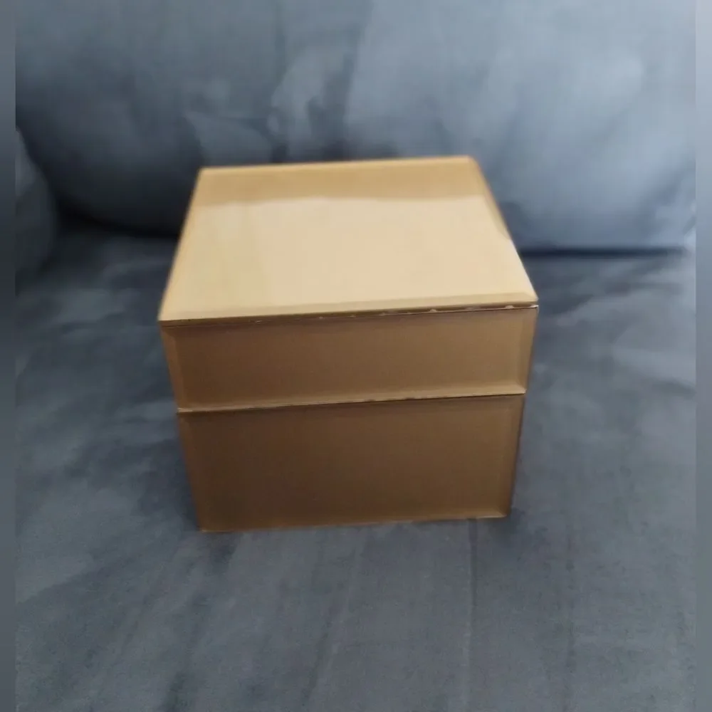 Elements Gold Glass Jewelry Box